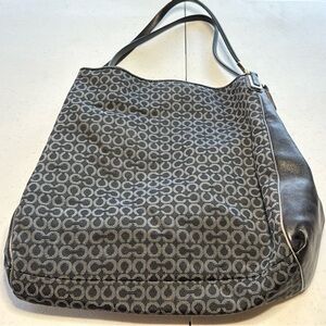 Coach Madison Op Art Needlepoint Phoebe Shoulder Tote w/ matching wallet